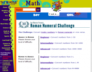 Review of Roman Numeral Challenge | Roman Numerals - LearningReviews