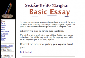 How to start a short essay image