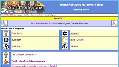 primary homework help religion